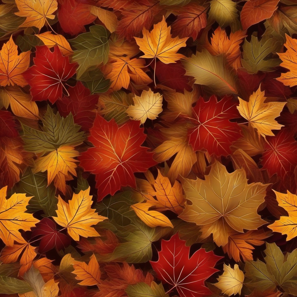 Autumnal Foliage Wonderland Fall Background intricate details, patterns, wallpaper photo