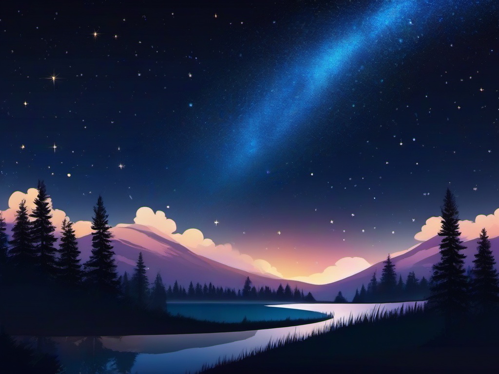 Starry Sky Background  