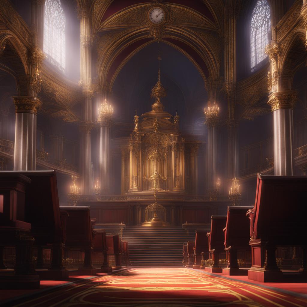 code geass,suzaku kururugi,defending the weak and upholding justice,a bustling courtroom detailed matte painting, deep color, fantastical, intricate detail, splash screen, complementary colors, fantasy concept art, 8k resolution trending on artstation unreal engine 5