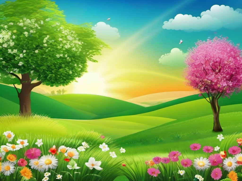 summer spring wallpaper  ,background wallpaper