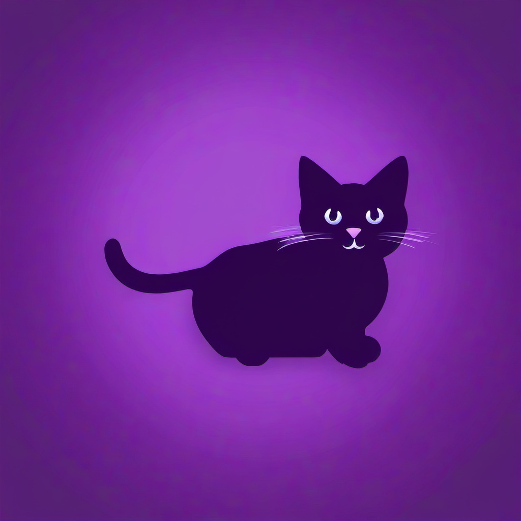 Purple Background Wallpaper - purple cat wallpaper  