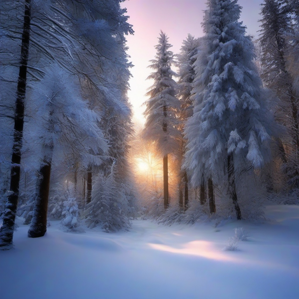 Winter background wallpaper - forest winter background  