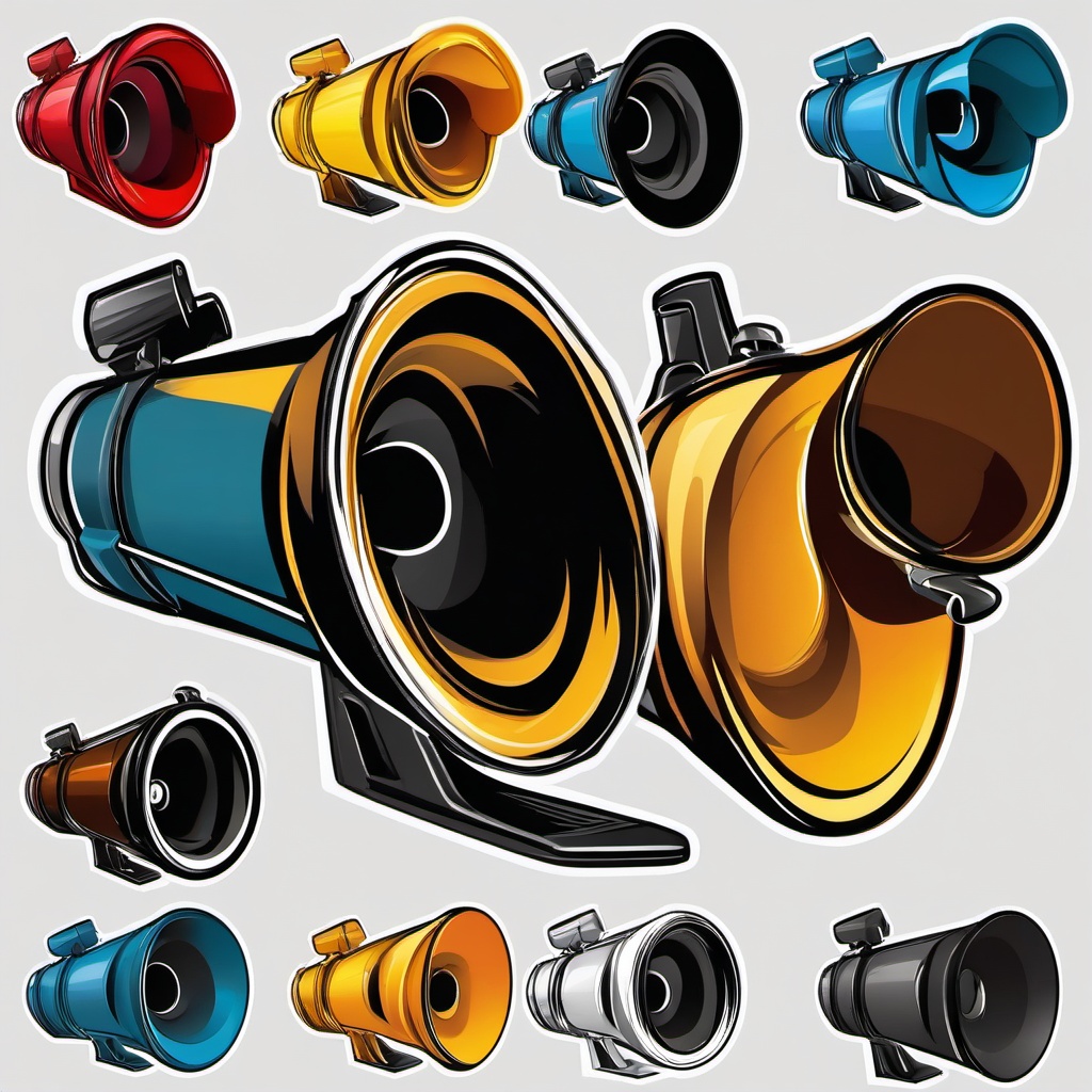 Megaphone clipart - loudspeaker for events  vector clipart