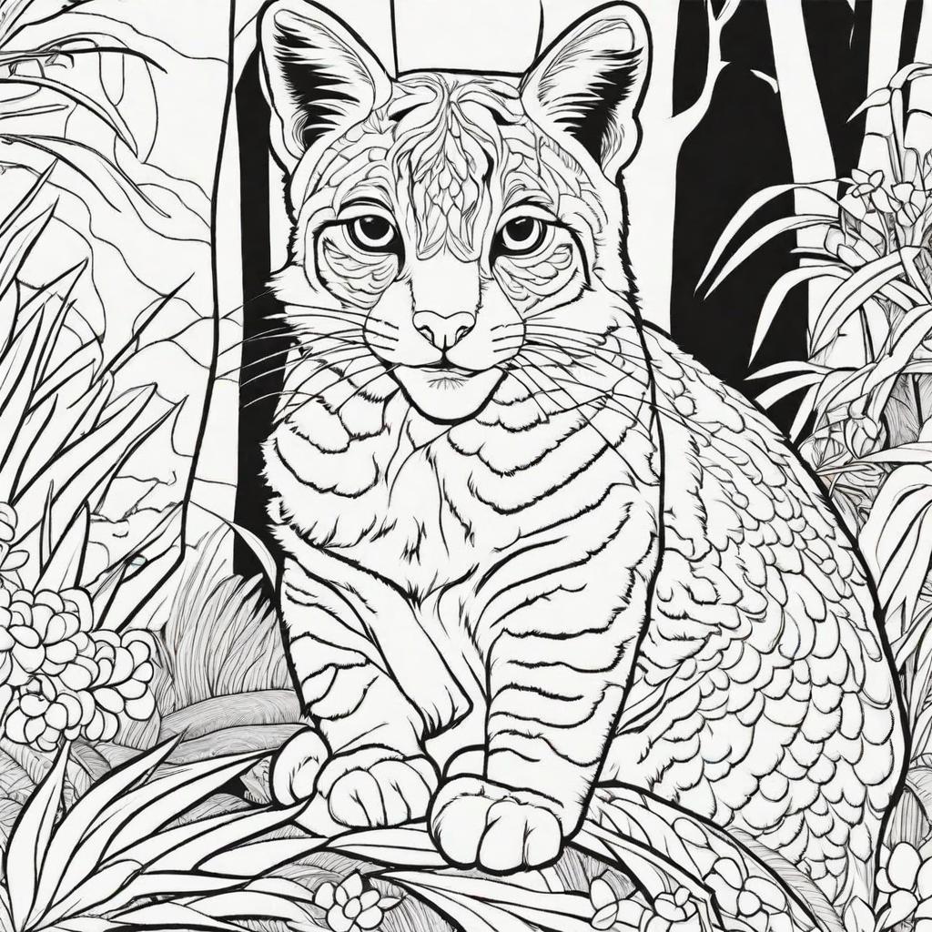 animal theme coloring pages for kids