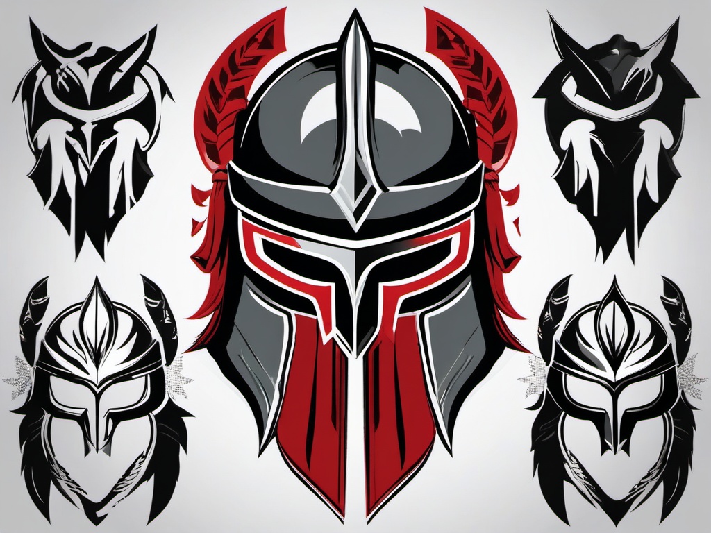 simple spartan tattoo  simple vector color tattoo