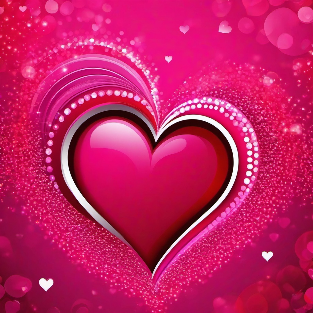 Heart Background Wallpaper - pink and red valentines background  