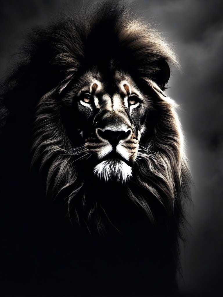 Dark Lion Wallpaper  ,mobile iphone background wallpaper