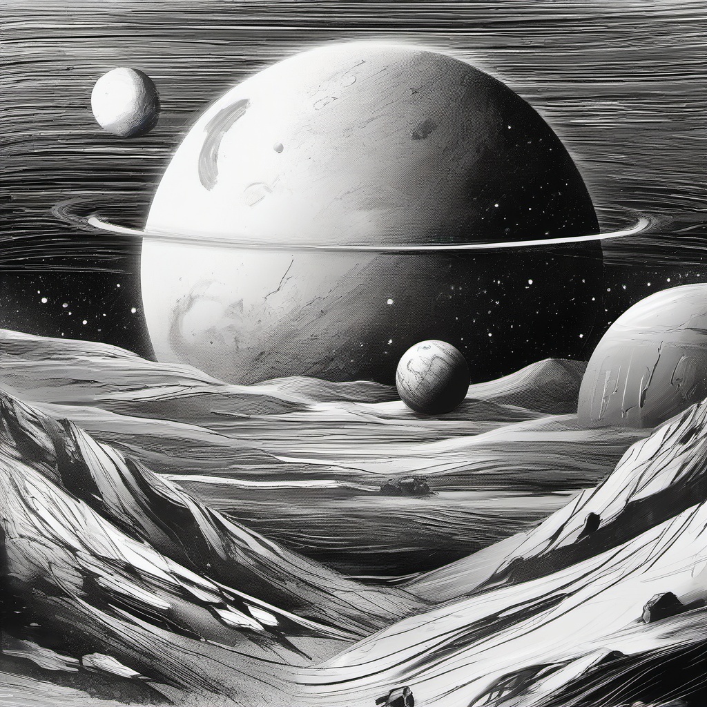 sketch of mars  minimal rough sketch scribbles,doodles,black and white