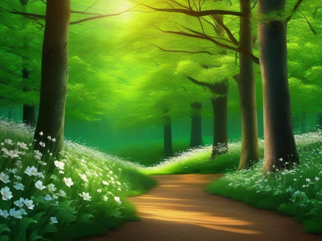 spring forest background  ,background wallpaper