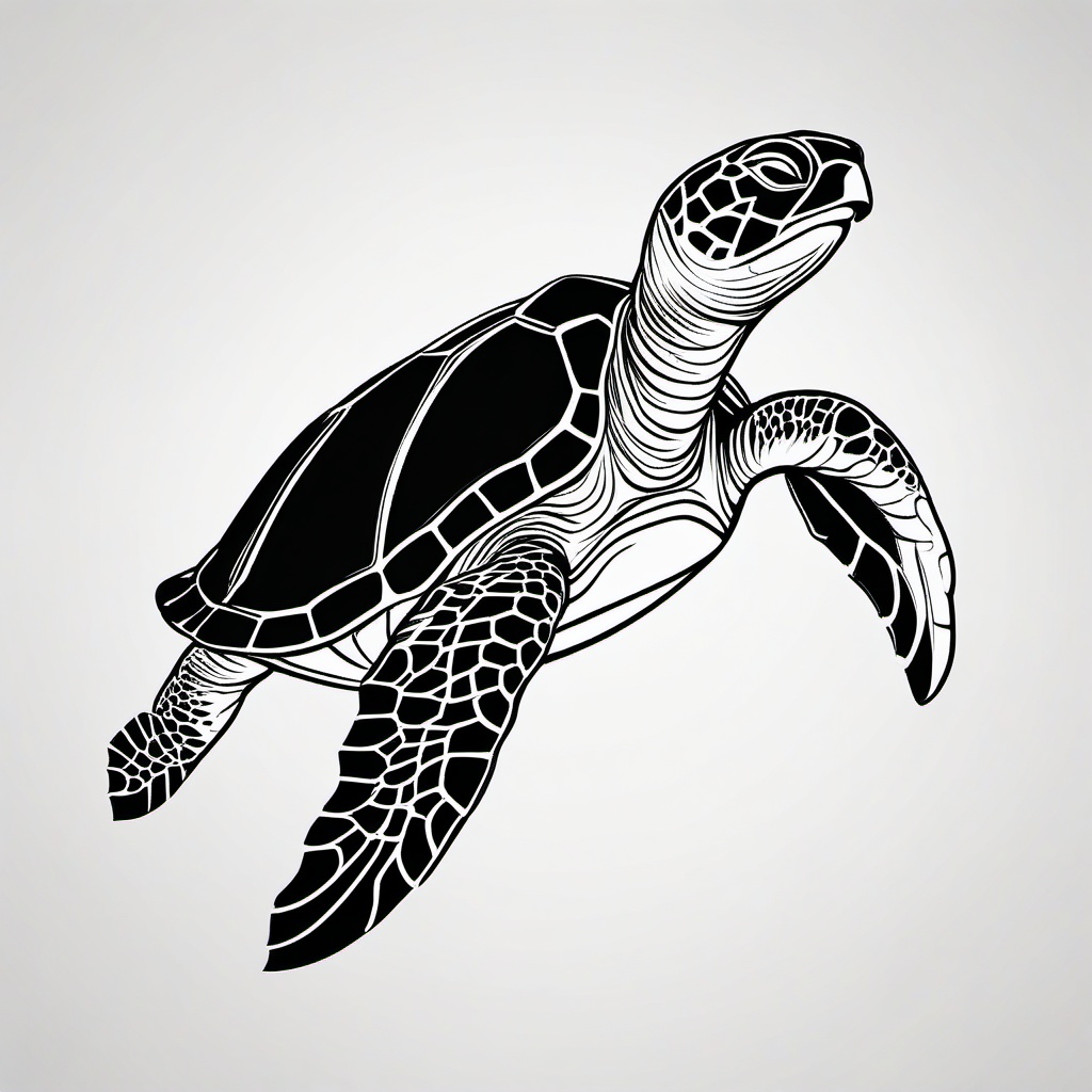 White Tribal Hawaiian Tattoo Boho Sea Turtle Faux Canvas Print | Zazzle