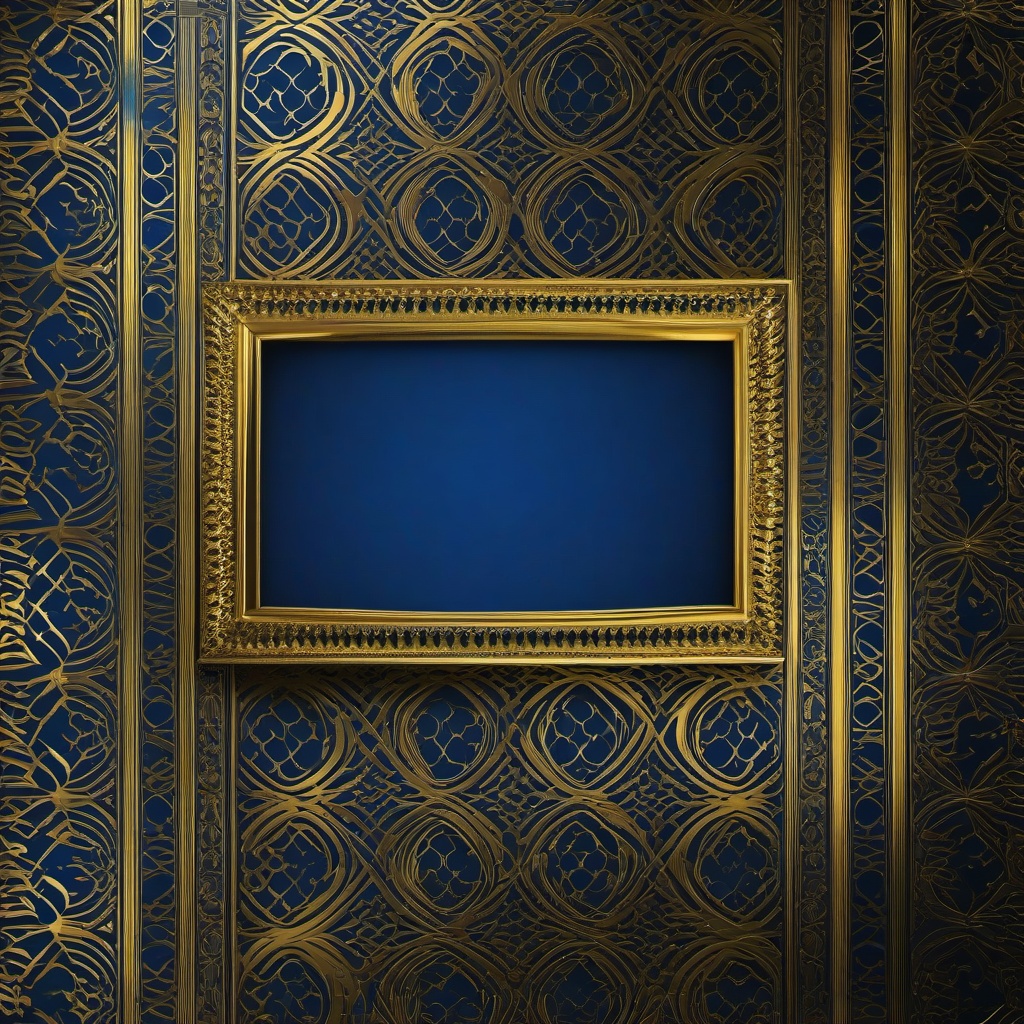 background blue gold  