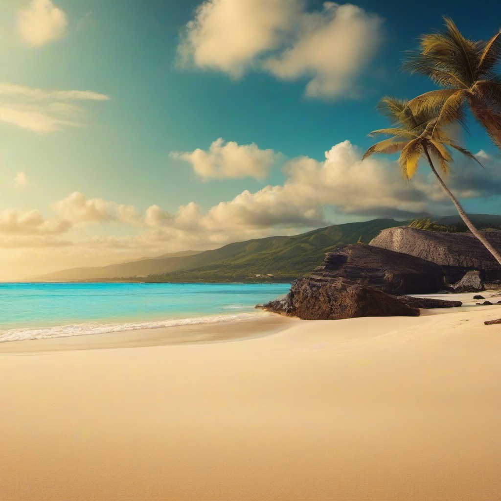 Beach Background Wallpaper - bad bunny beach background  
