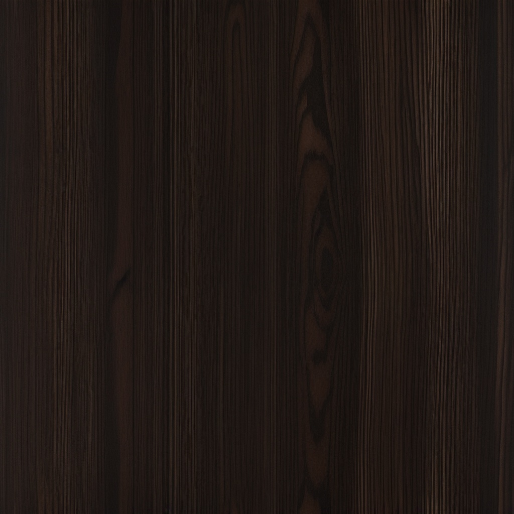 Wood in a sleek, dark ebony finish with a glossy, contemporary sheen top view, product photoshoot realistic background, hyper detail, high resolution