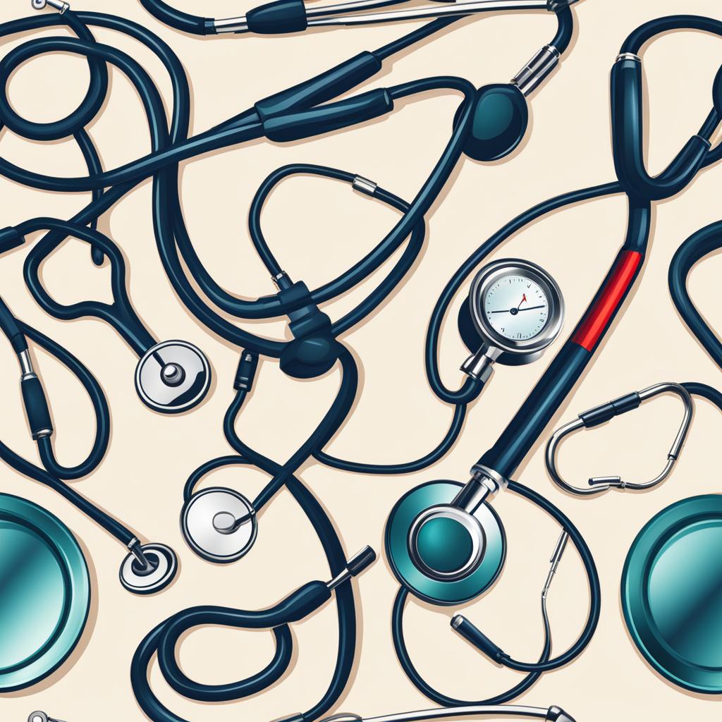 stethoscope clipart - a medical stethoscope, the instrument of compassion in the healing arts 