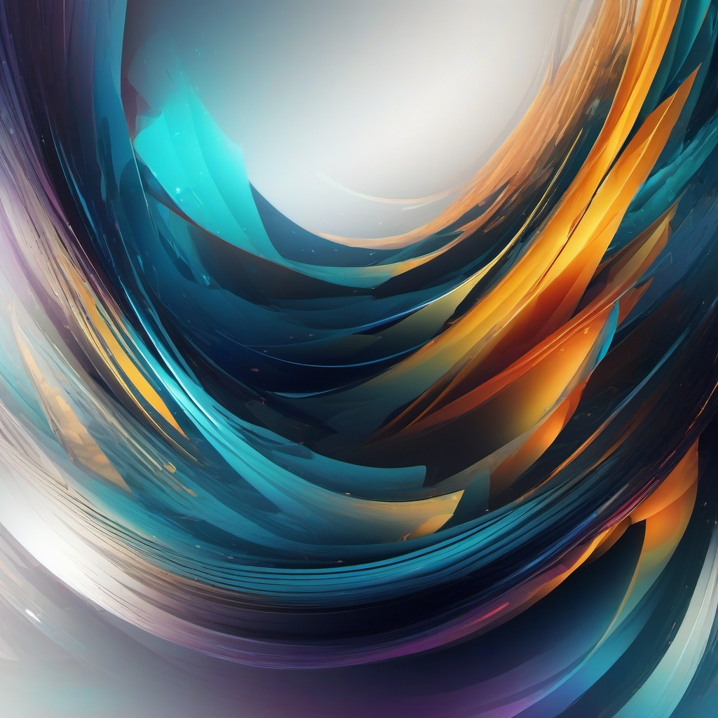 Abstract Background - Futuristic Abstract Digital Art  intricate patterns, splash art, wallpaper art