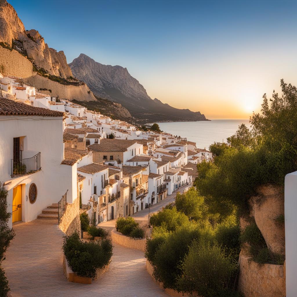 hidden charms of altea - paint the hidden charms of altea on the costa blanca, with its white-washed buildings and mediterranean views. 