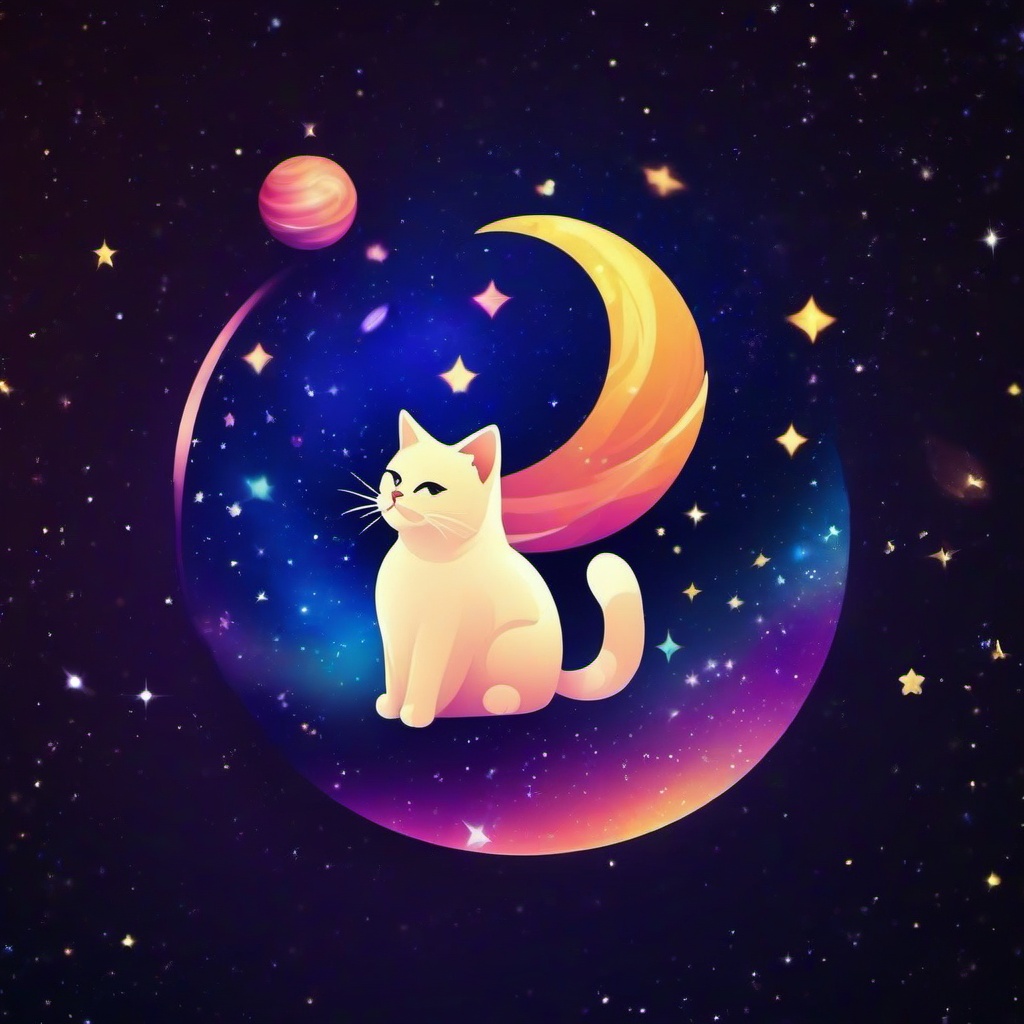 Galaxy Background Wallpaper - cat galaxy wallpaper  