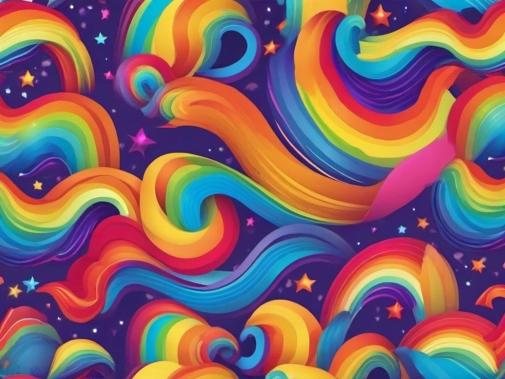 Rainbow Background Cute  