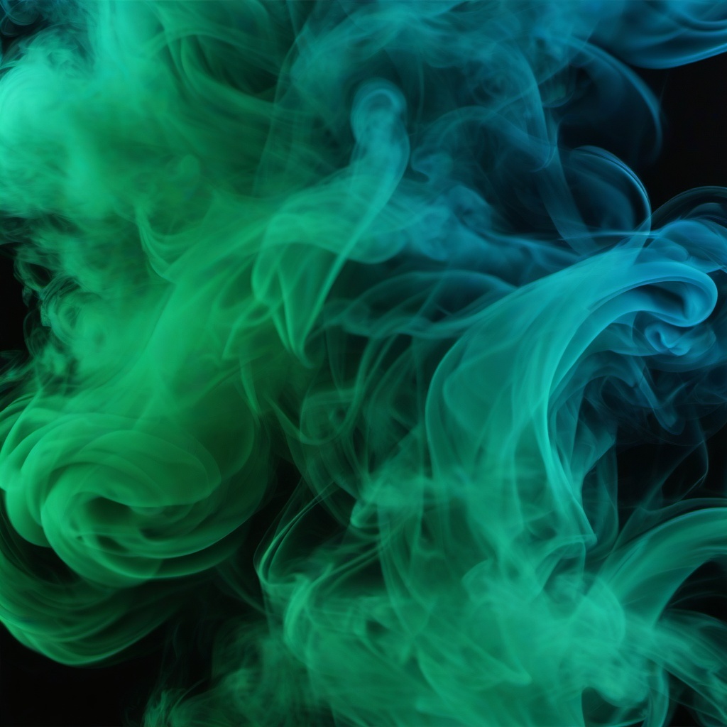 Smoke Background - blue and green smoke background  