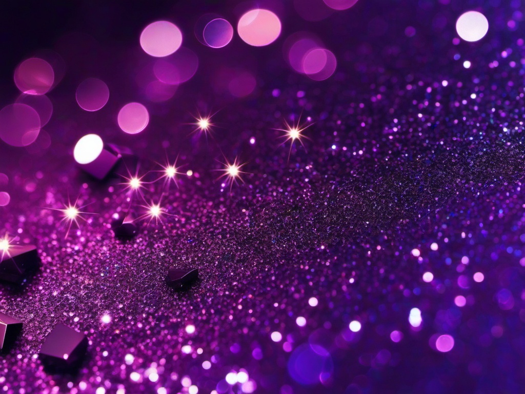 Purple Glitter Aesthetic Wallpaper  