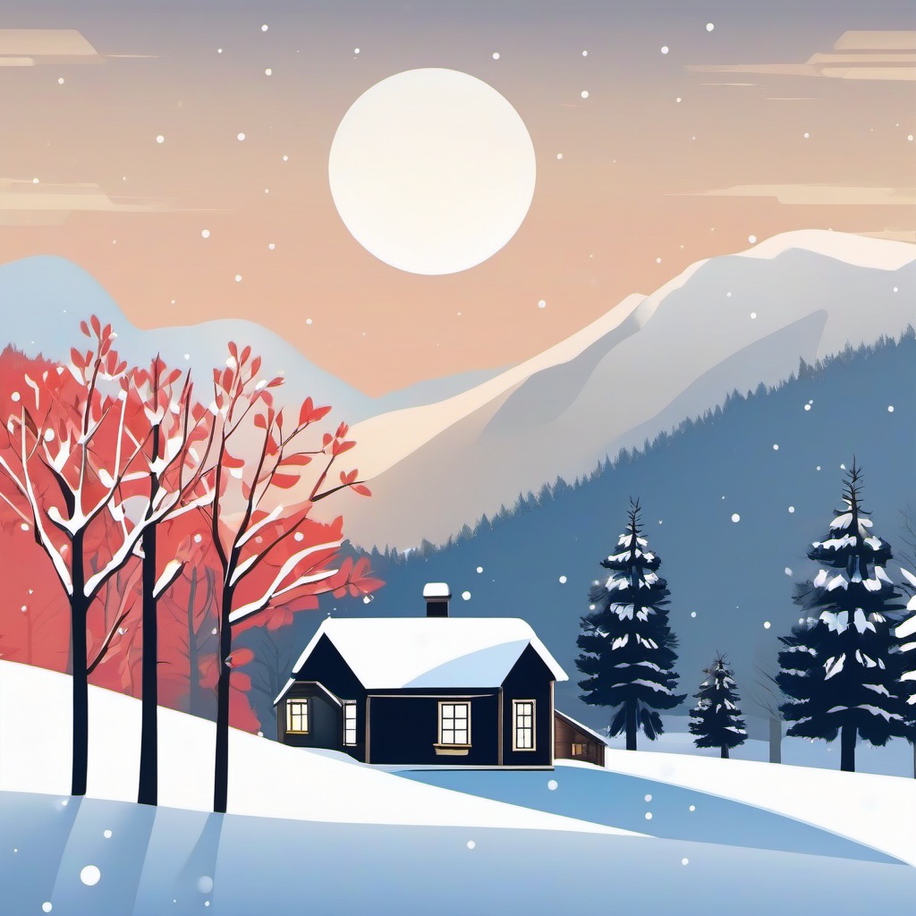 winter settings background