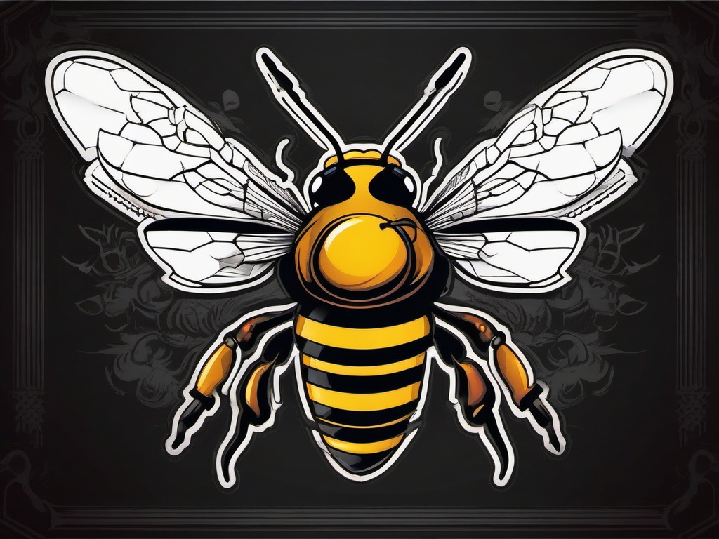 killer bee tattoo  vector tattoo design