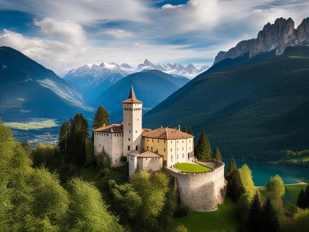 secrets of trentino's castles - illustrate the secrets and grandeur of trentino's lesser-known castles, set amidst stunning alpine scenery. 