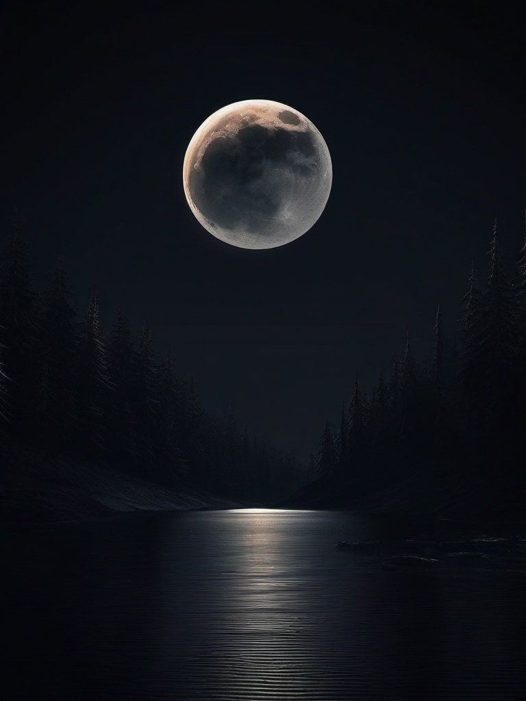 Dark Moon Wallpaper 4K  ,mobile iphone background wallpaper