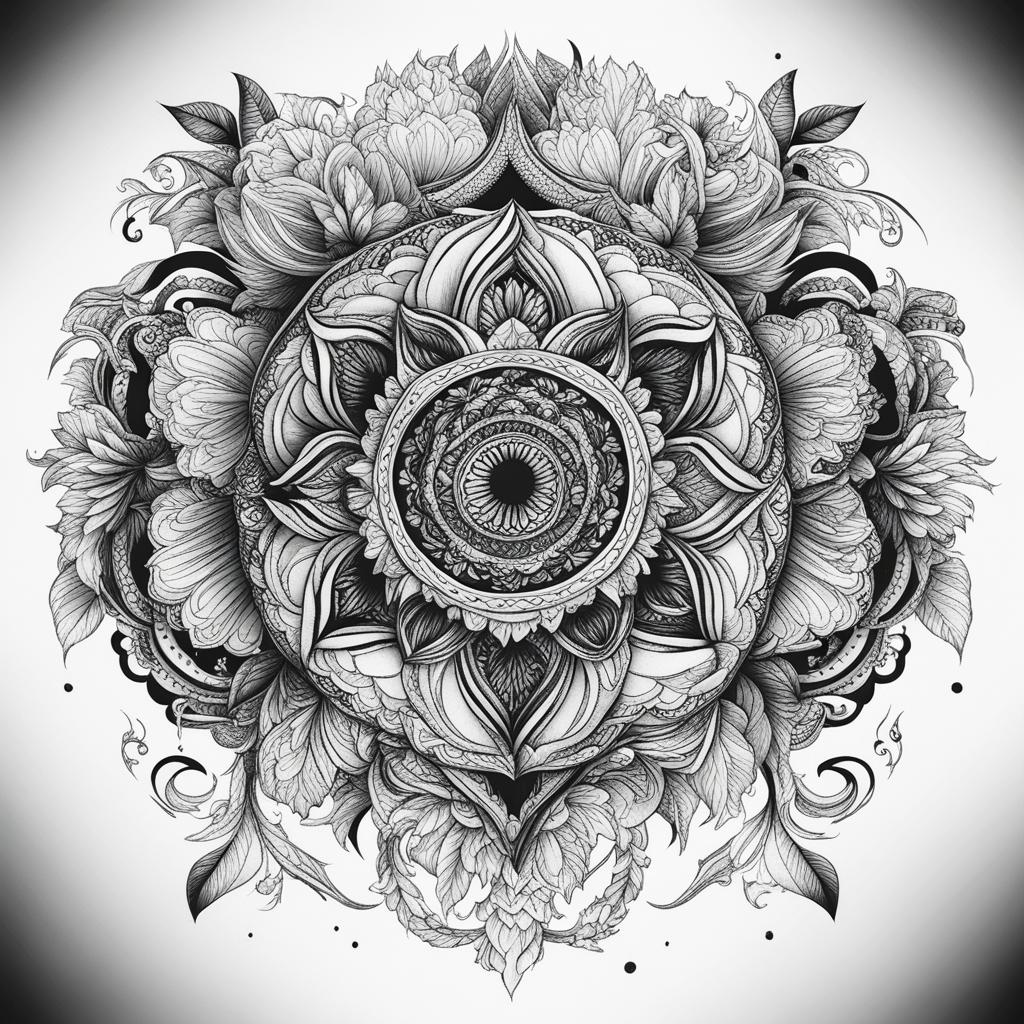 quote tattoos black and white design 