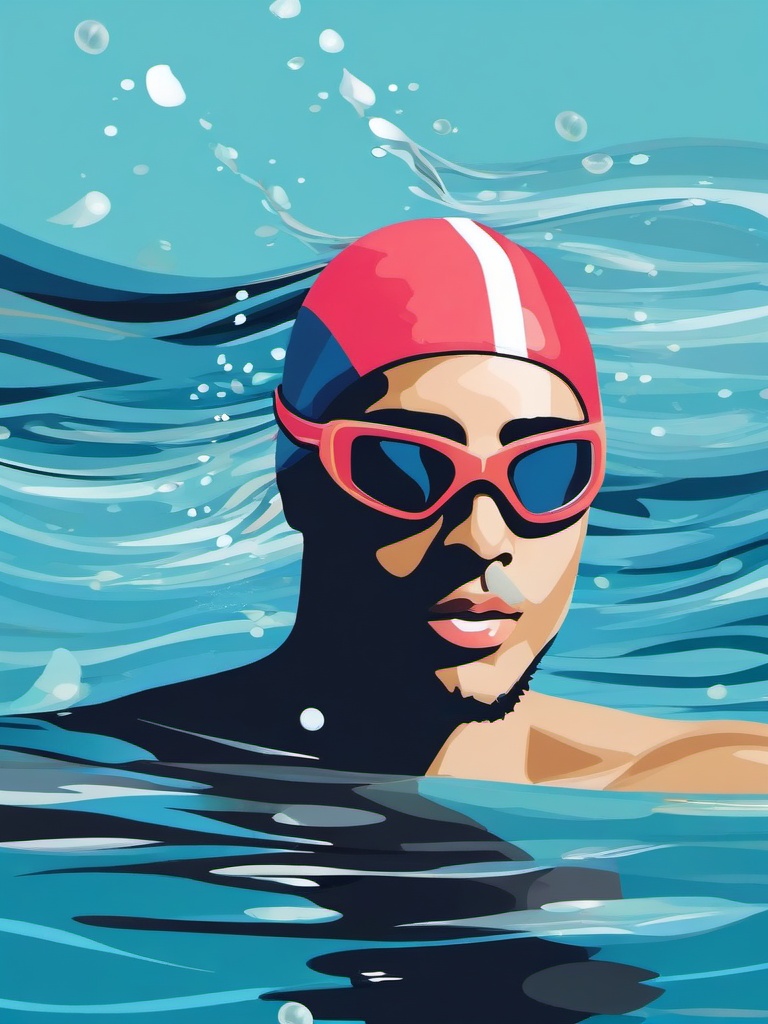 Swimmer  clipart