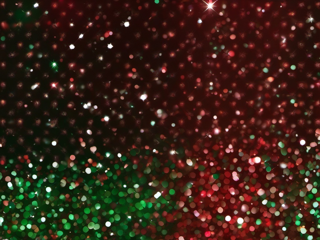 Red And Green Sparkle Background  