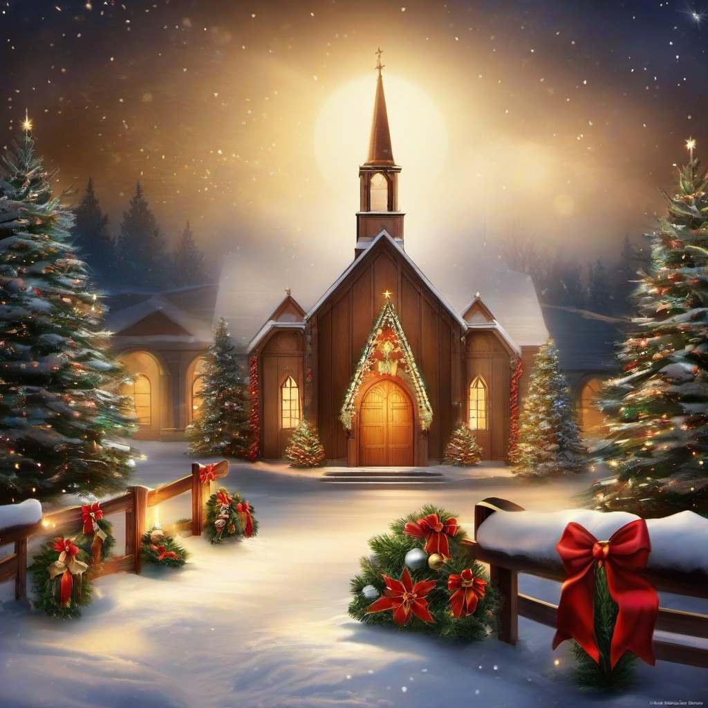 Christmas Background Wallpaper - christmas background church  