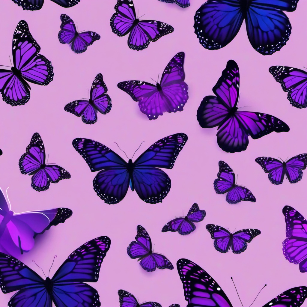 Butterfly Background Wallpaper - purple butterfly background aesthetic  