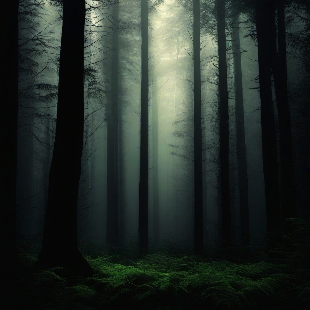 Forest Background Wallpaper - a dark forest background  