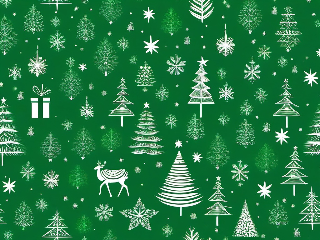 Green Wallpaper Christmas  