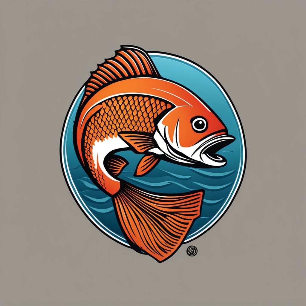 logo para un negocio de pescados