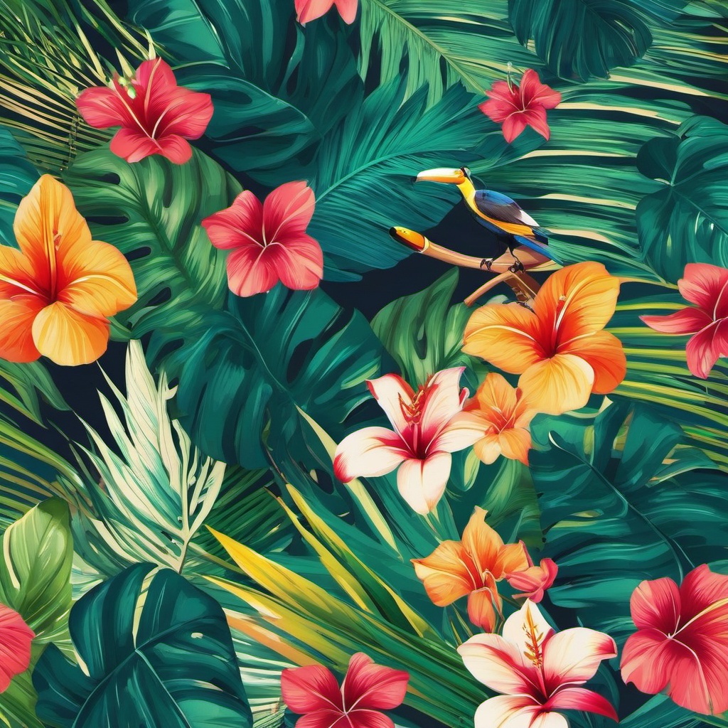 Summer iPhone Wallpaper - Tropical Paradise for iPhone, Island Getaway  intricate patterns, splash art, wallpaper art