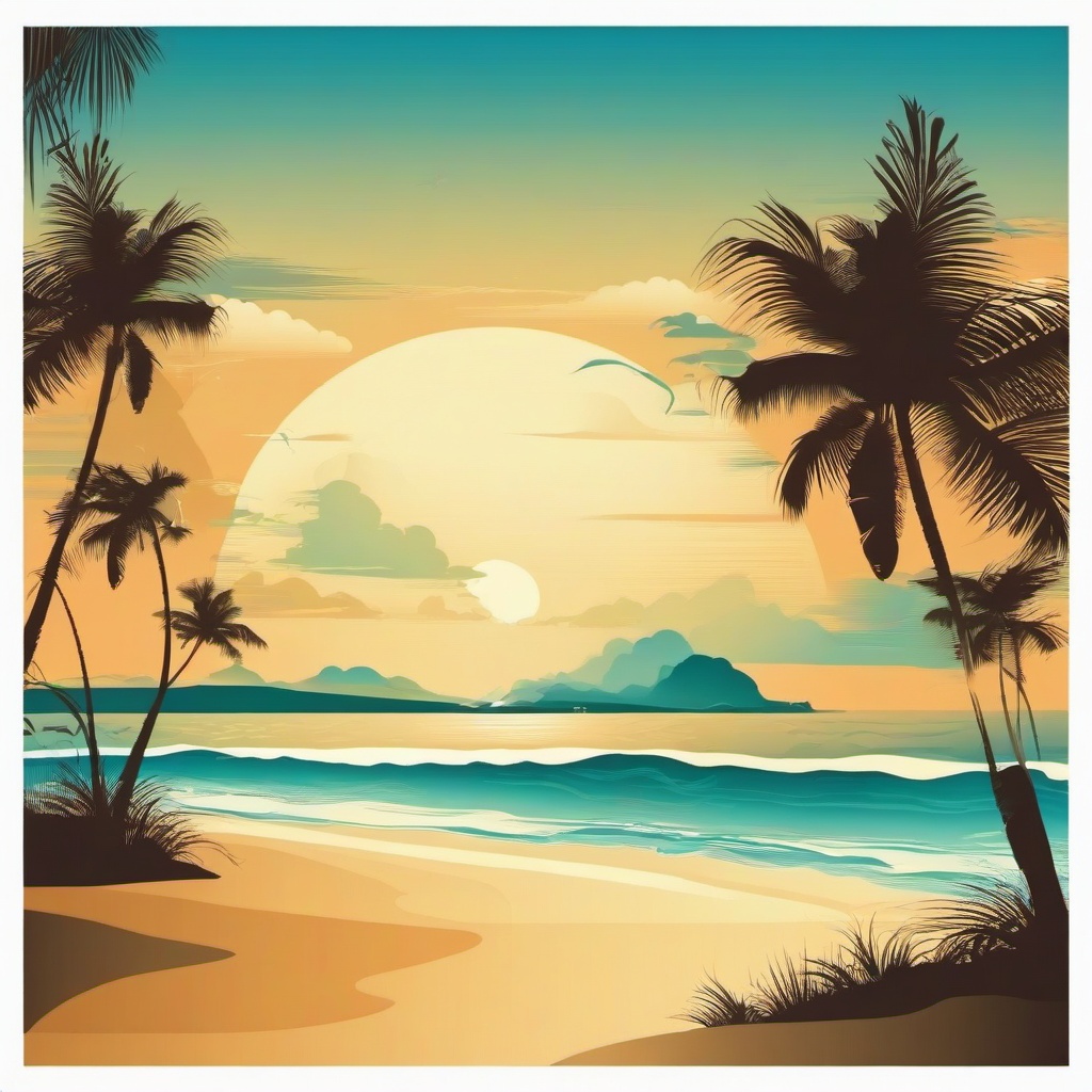 Beach Background Wallpaper - seaside background  