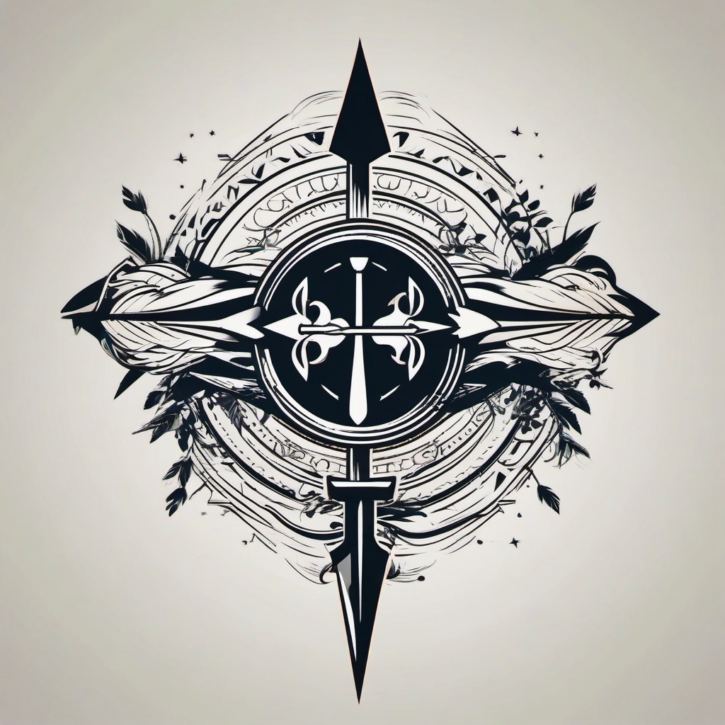 arrow design tattoo  vector tattoo design