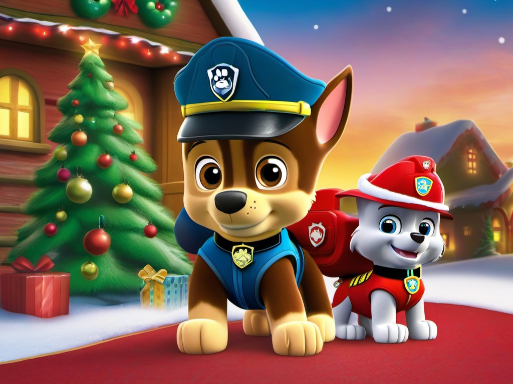 Paw Patrol Christmas Wallpaper  