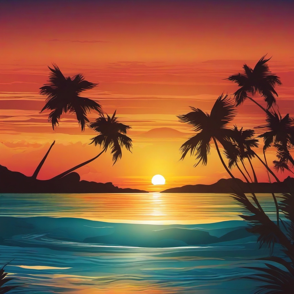 Beach background - beach sunset background  