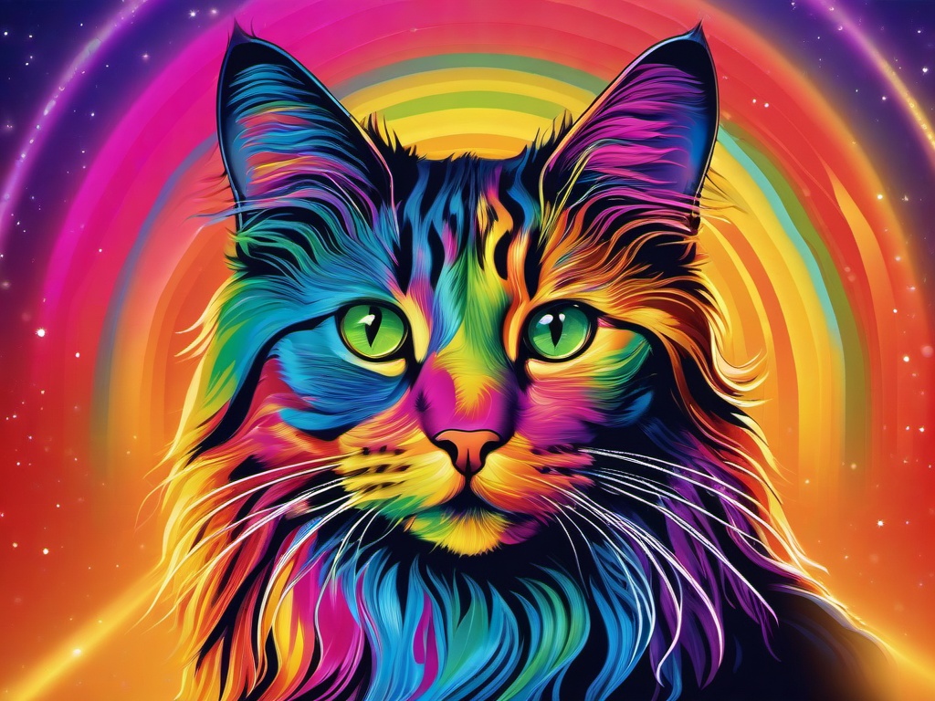 Rainbow Cat Backgrounds  