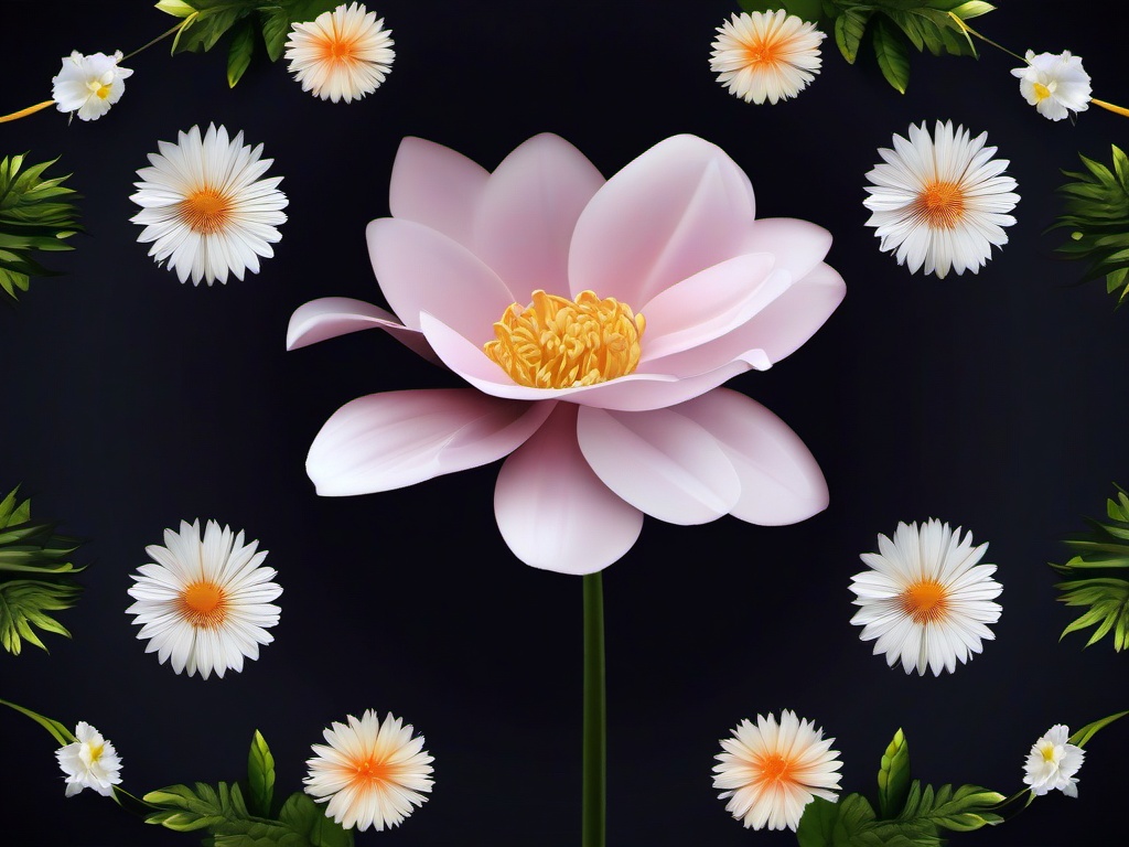 Flower With Dark Background  ,desktop background wallpaper