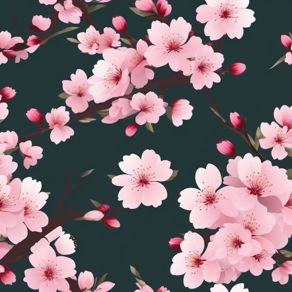 Sakura flower clipart, A delicate pink cherry blossom in full bloom.  simple, 2d flat