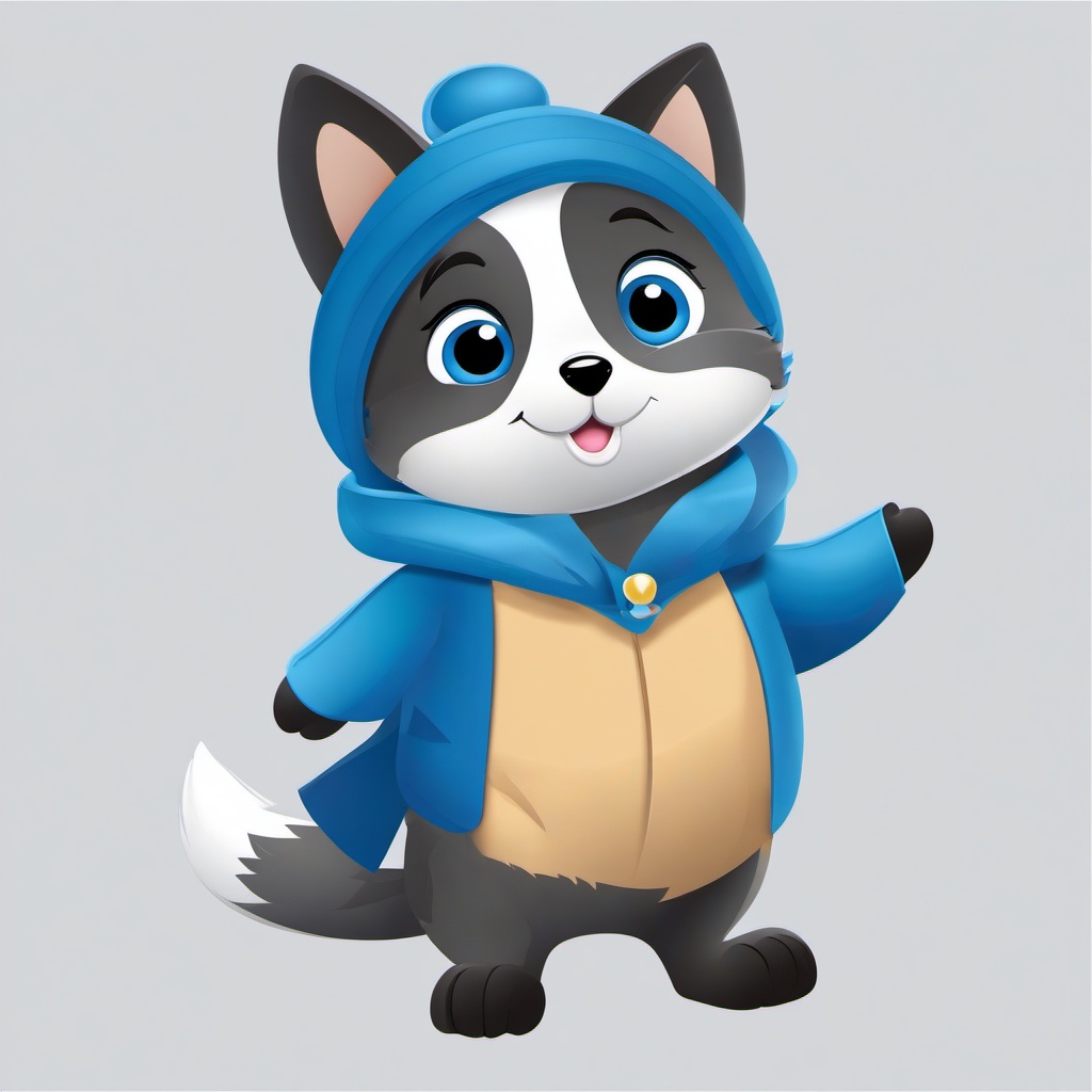 Bluey clipart - Bluey in a costume  vector clipart