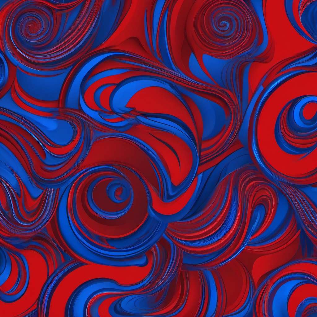 blue & red background  