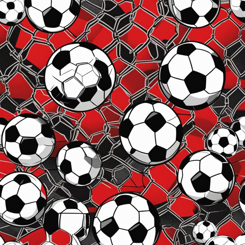 soccer ball clipart: scoring a goal in an intense match. 