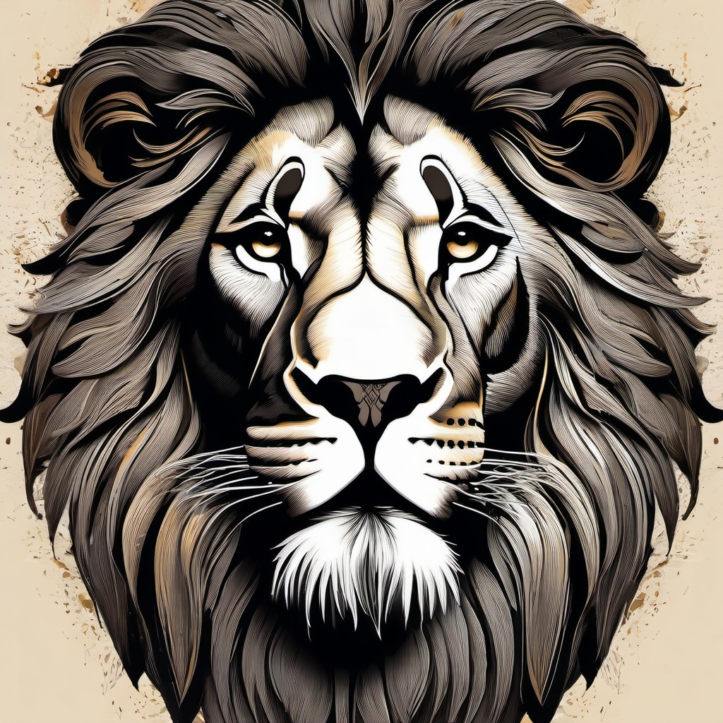 Lion Wallpaper - Majestic Lion Portrait  intricate patterns, splash art, wallpaper art