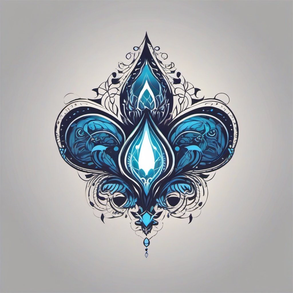 Ghost Tattoo Small-Delicate mystique, subtle and charming connection  simple vector color tattoo