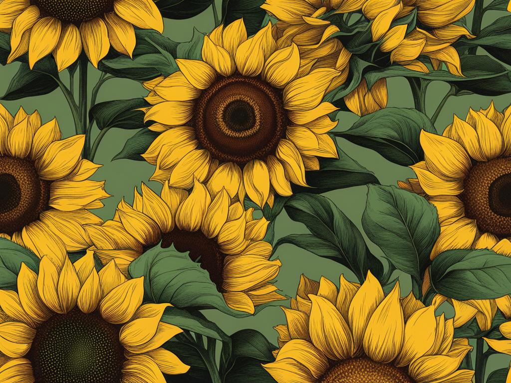 sunflower clipart 